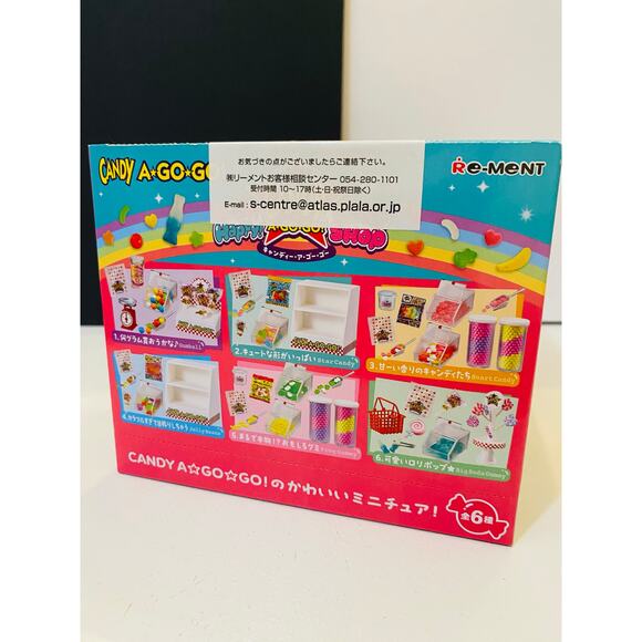 Re-ment CANDY A GO GO! Sweet! Happy! Candy Shop Blind Boxes - Picture 2 of 3